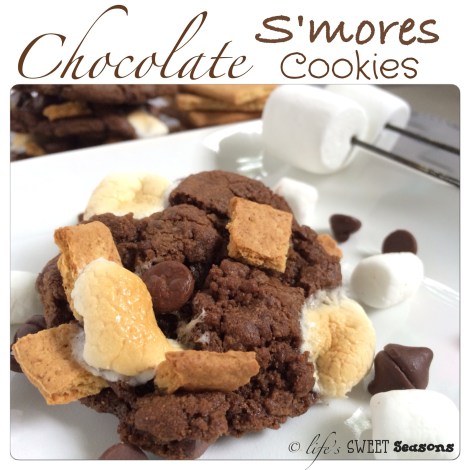 Chocolate S'mores Cookies
