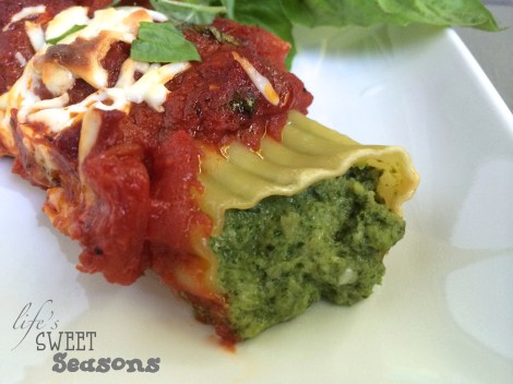 Swiss Chard Manicotti