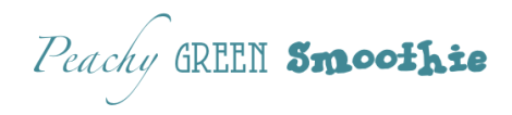 Peachy Green Smoothie