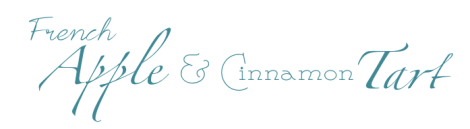 French Apple & Cinnamon Tart Title