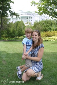 Me & Matthew in front of Grand Hotel