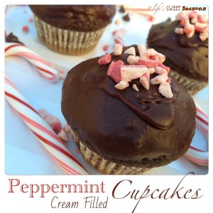 Peppermint Cream Filled Cupcakes 4