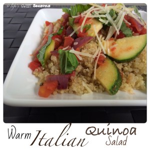 Warm Italian Quinoa Salad 4