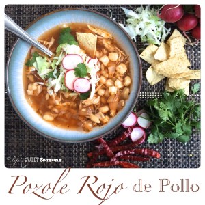 Pozole Rojo de Pollo 4