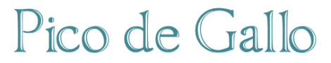 Pico de Gallo Title