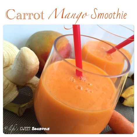 Carrot Mango Smoothie 1