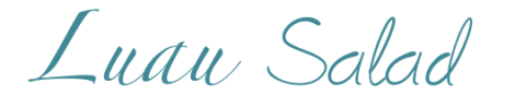 Luau Salad Title