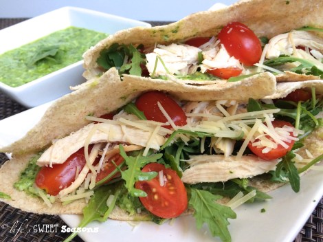Chicken & Arugula Pita Pockets 2