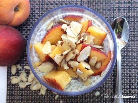 Peach Almond Chia Pudding 2